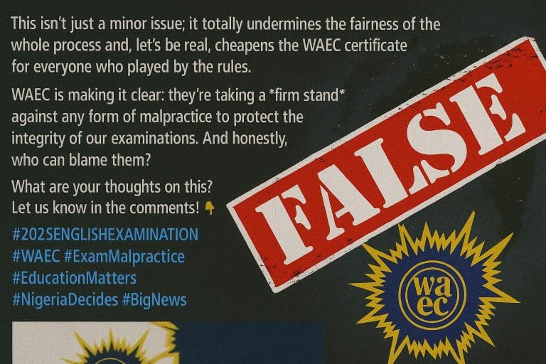 L’Examen d’Anglais en Afrique de l’Ouest : Une Annulation Imaginaire qui Fait Grand Bruit